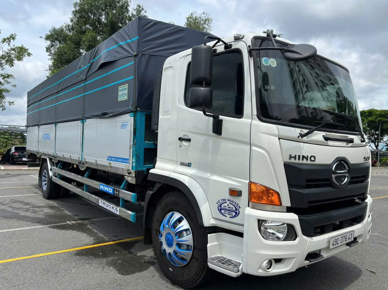 CHO THUÊ XE TẢI 15 TẤN CHỞ HÀNG 8 Hình ảnh thật Xe tải Hino 15 tấn chở hàng Liên Kết Việt