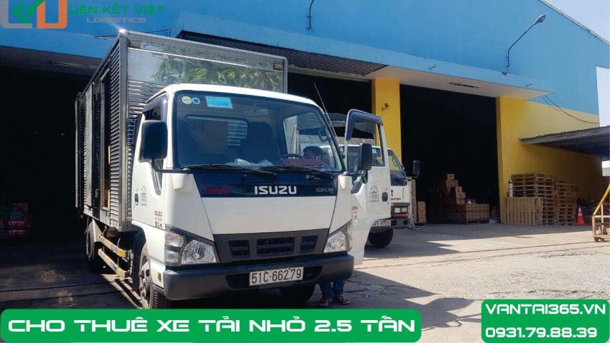 Dịch vụ cho thuê xe tải 2.5 tấn chở hàng 